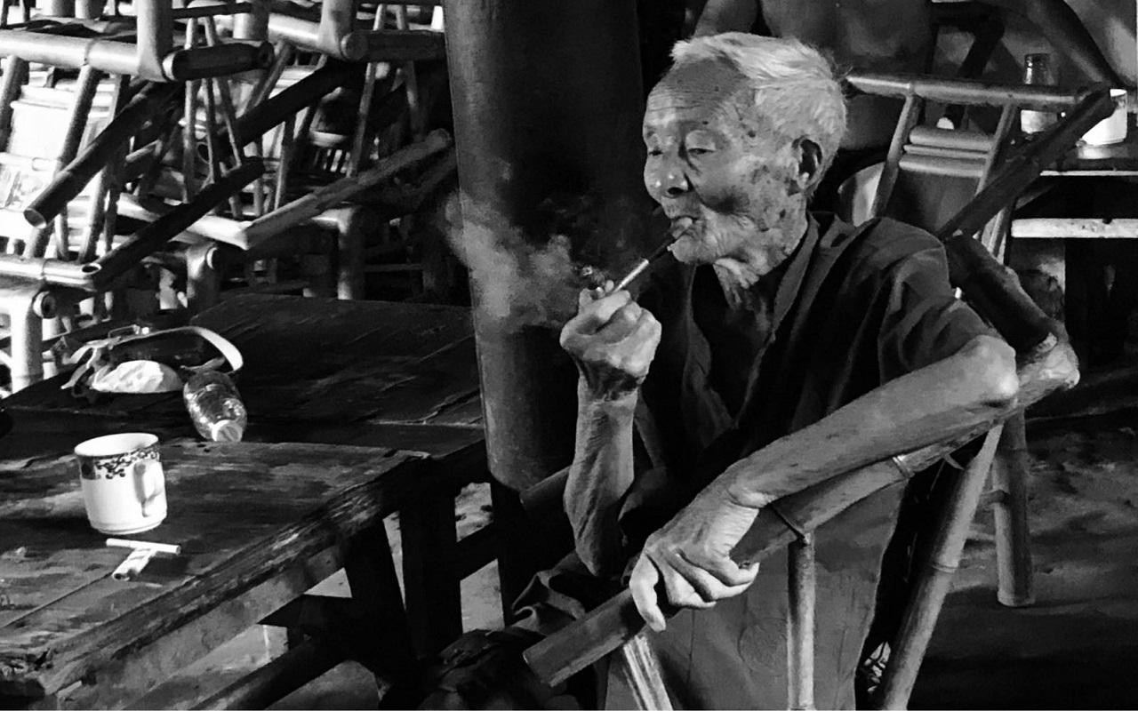 an old tea drinker an old tea drinker